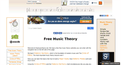 Desktop Screenshot of freemusictheory.net