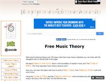 Tablet Screenshot of freemusictheory.net